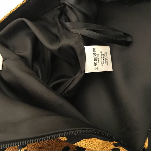 J. Crew Gold Elephant Jacquard Skirt size 4/10 - Picture 8 of 8